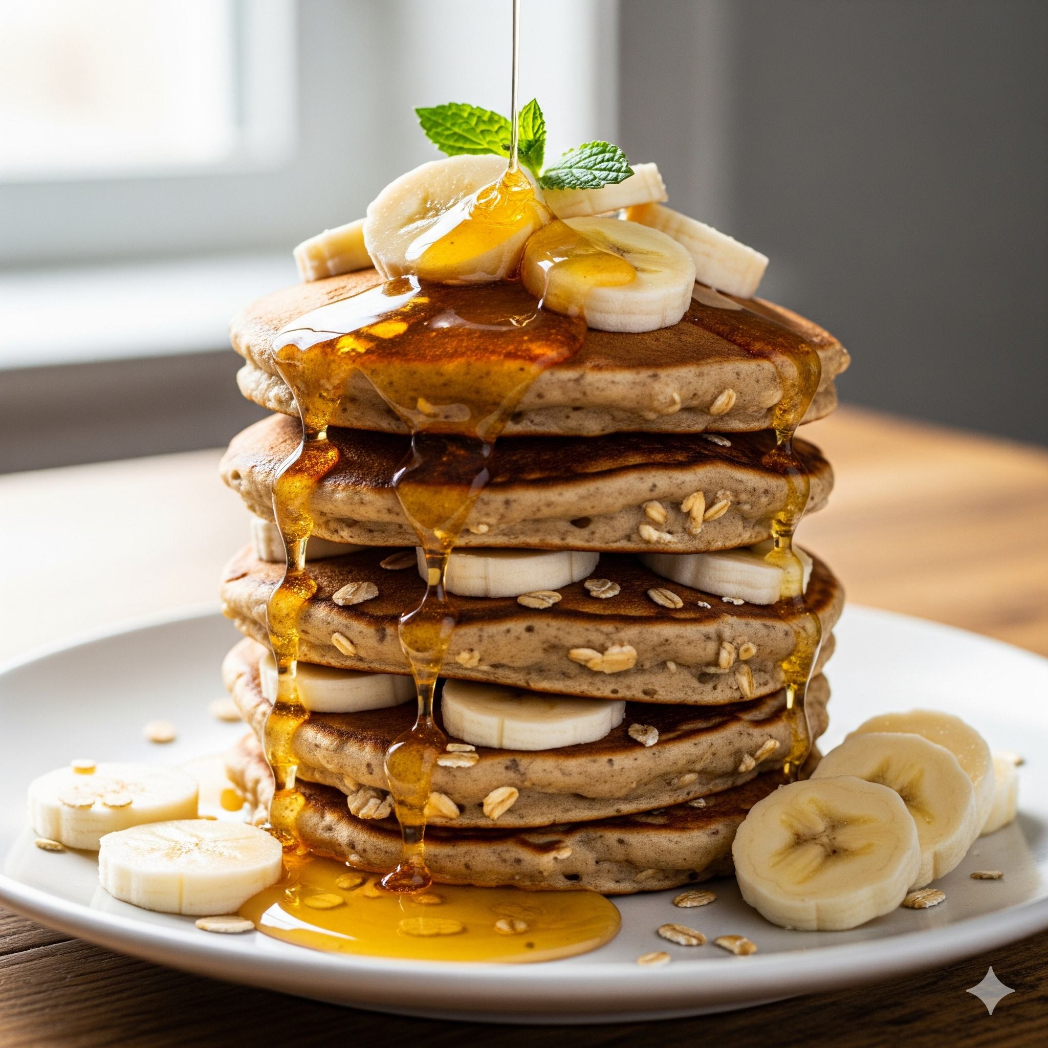 Panqueca de Banana e Aveia
